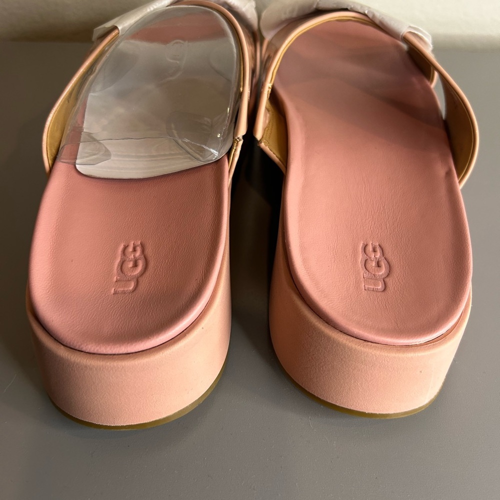 🌸”UGG” NWB Emily LA Sunset Pink  Slip-on/Slide Sandals Size 9 🌸 - Picture 4 of 9